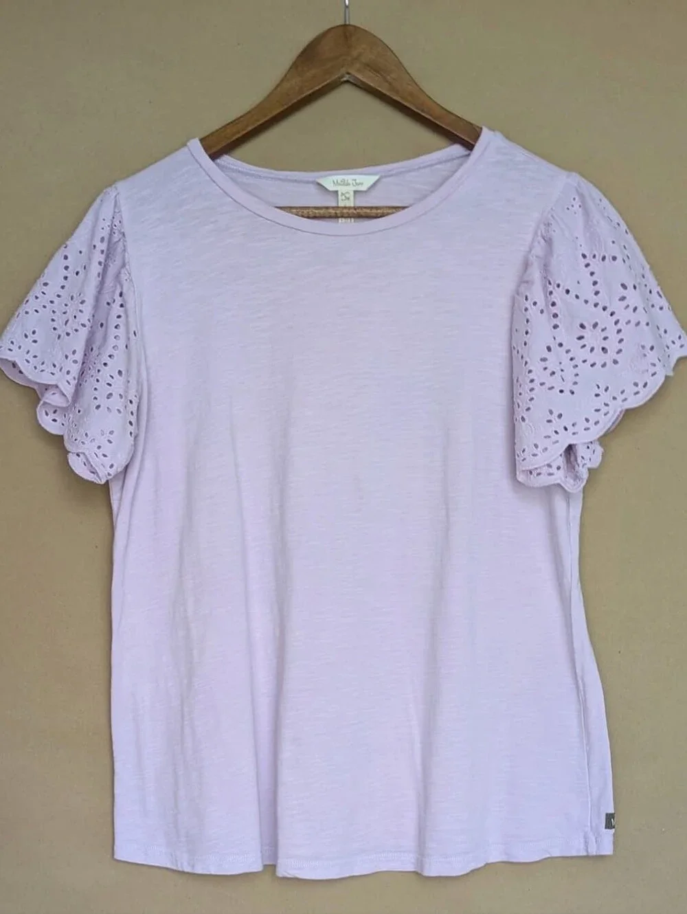Matilda Jane Purple Flutter-Sleeve Top
